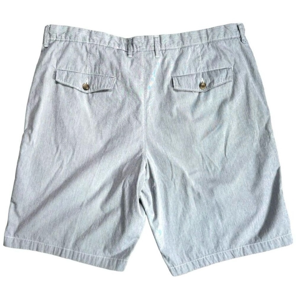 Merona Men's Blue/White Striped Chino Shorts Size 36 - Picture 11 of 11